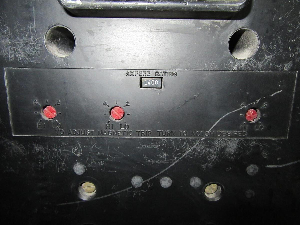 Used WESTINGHOUSE PB 2500 AMP FRAME CIRCUIT BREAKER PB32500F 3 POLE PB32500F 600 VAC