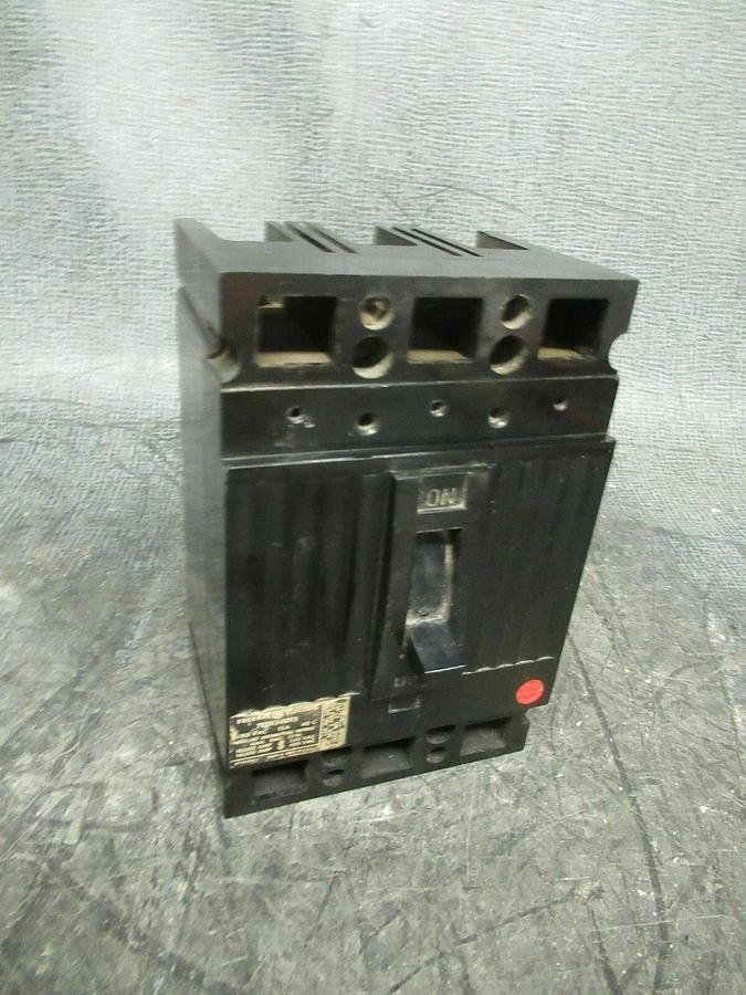 Used 15 AMP GE BREAKER TED134015 480 VAC 3 POLE **WARRANTY INCLUDED**