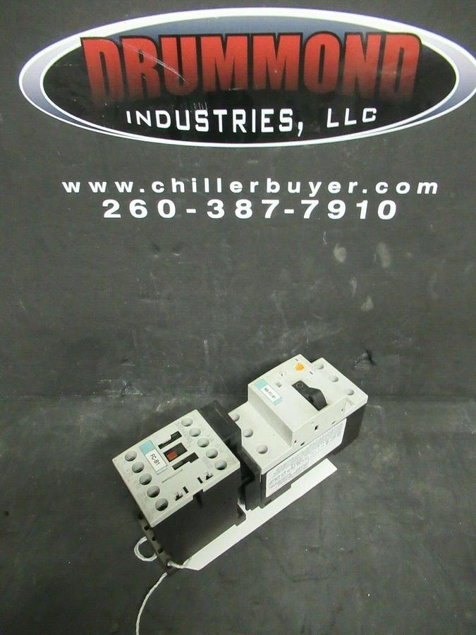 Used SIEMENS MANUAL MOTOR START 3RV1021-1KA10 600 VAC 12 AMP 10 HP