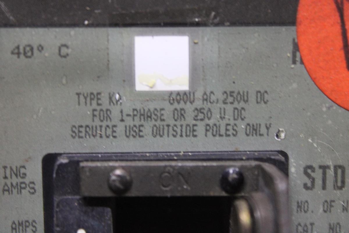 Used SQUARE D I-LINE CIRCUIT BREAKER FA34060 60 AMP 480 VAC 3-POLE
