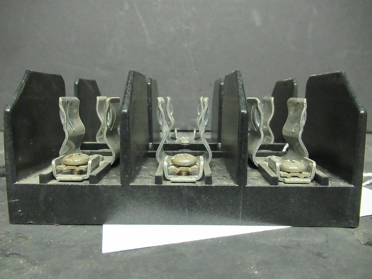 Used MARATHON FUSE HOLDER 6J30A3SP FOR 30 AMP 600 V CLASS J FUSES **WARRANTY**