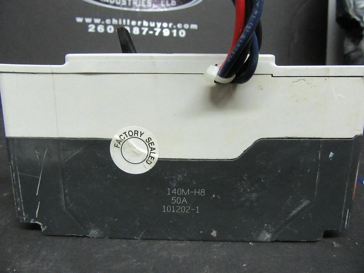 Used 50 AMP ALLEN BRADLEY BREAKER 140M-H8P-C50 3 POLE 600 VAC **WARRANTY INCLUDED**