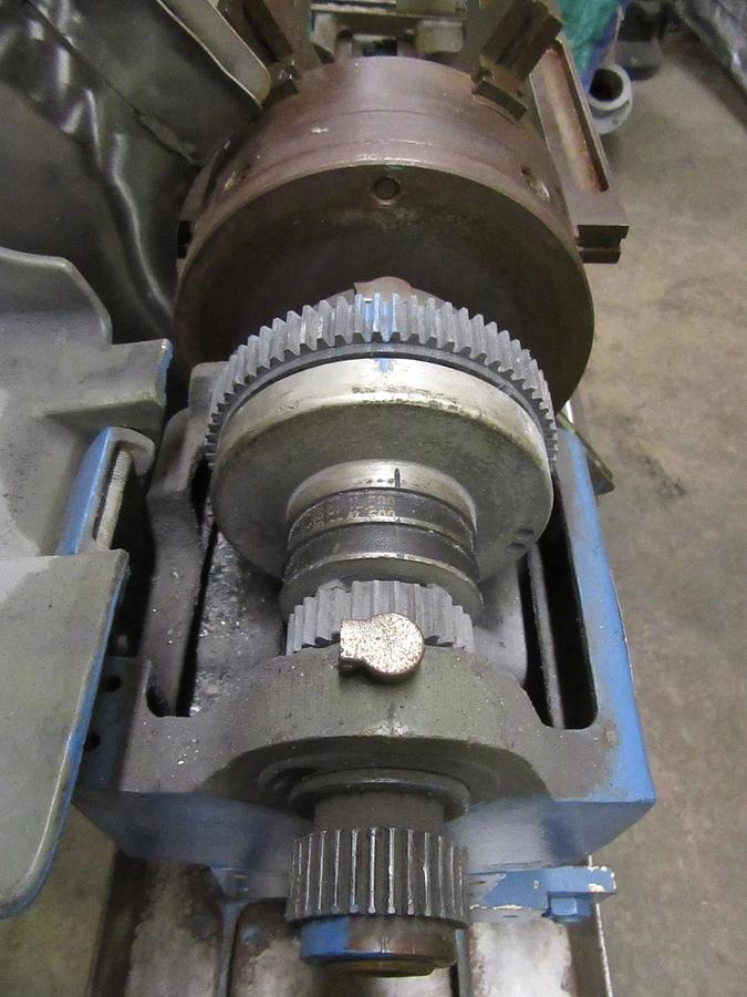 Used 3/4" THROUGH HOLE 8" SWING LATHE CUSTOM AIR FEED 6 JAW UNIVERSAL CHUCK 3/4 HP
