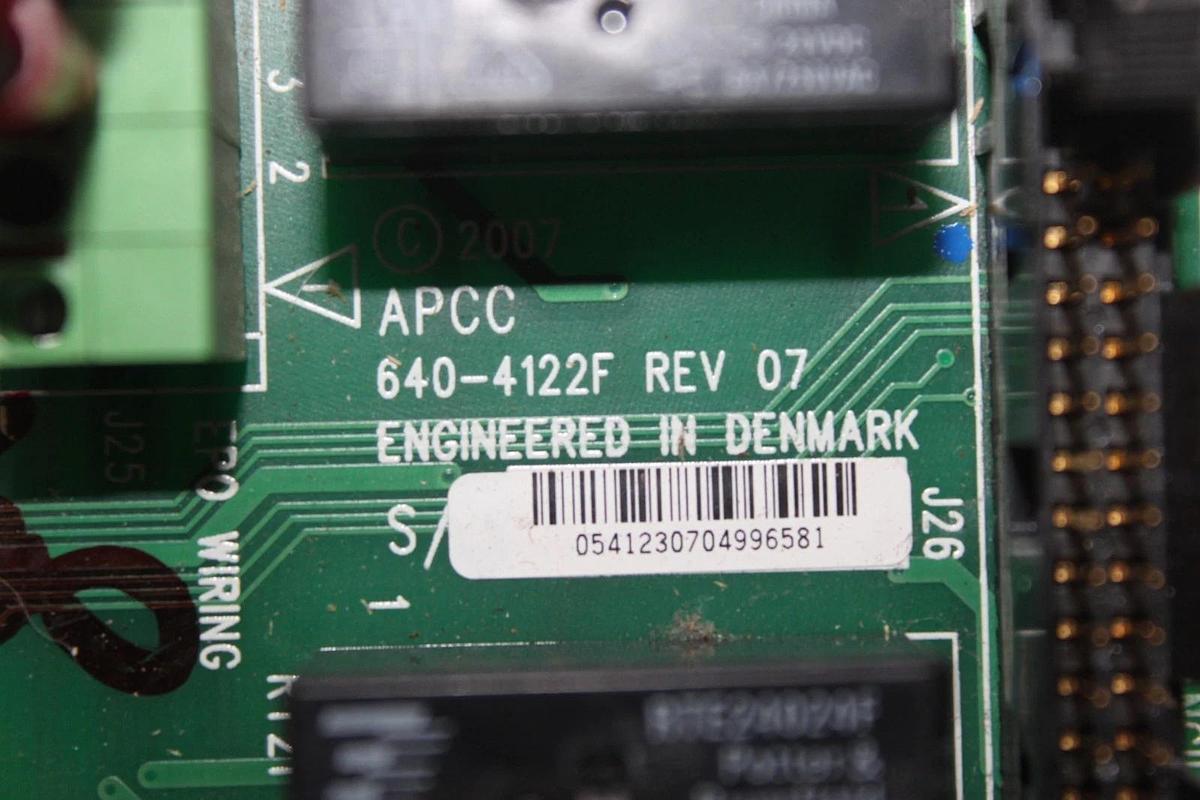 Used APCC EPO ANCILLARY INTERFACE CIRCUIT BOARD 640-4122F REV. 07 **WARRANTY**