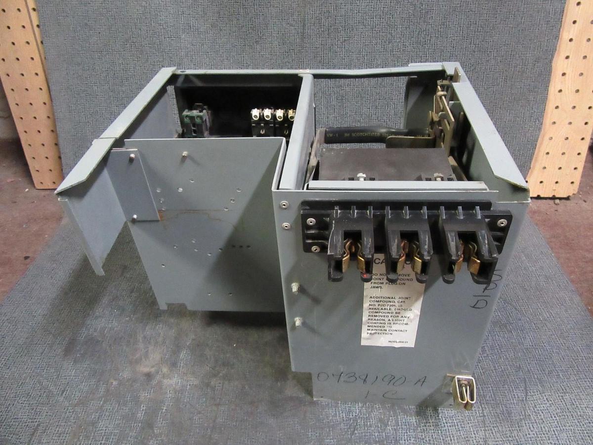 Used SQUARE D MODEL 5 MCC 12" FEEDER BUCKET W/ 30 AMP FAP3603015M FAL3603015M BREAKER