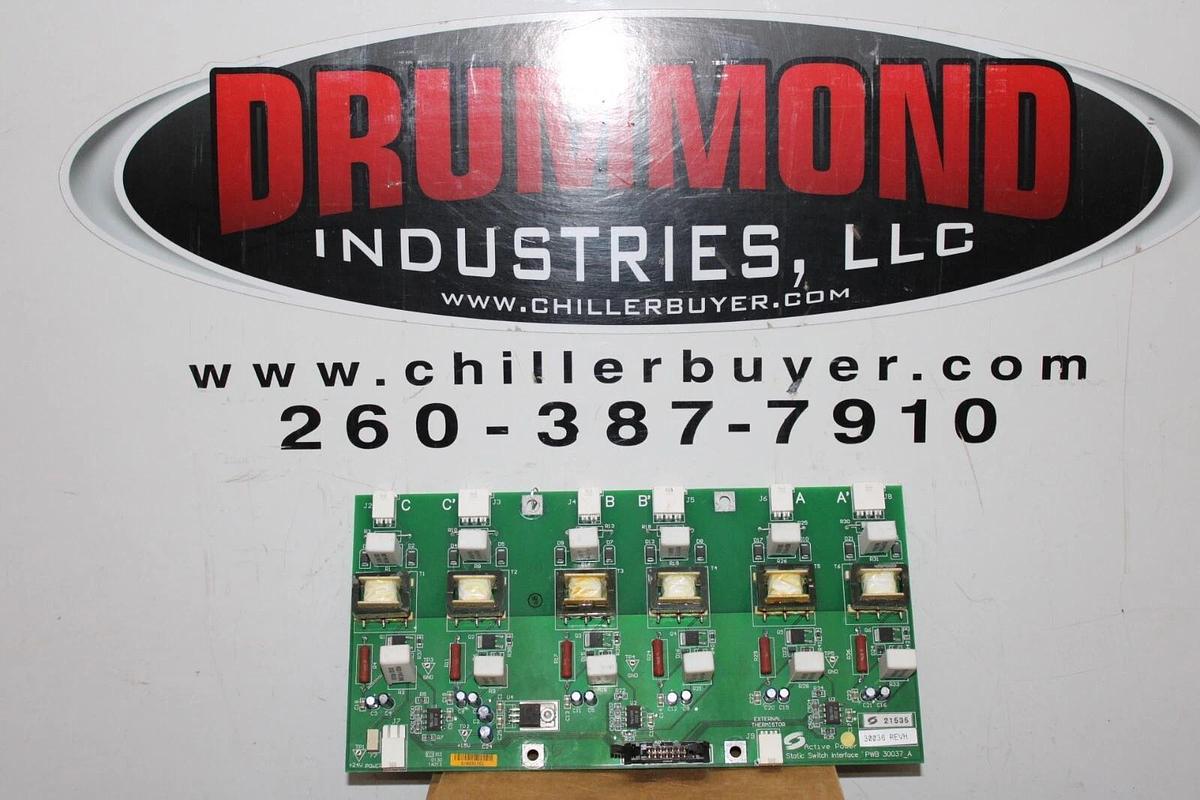 Used ACTIVE POWER STATIC SWITCH INTERFACE 30037_A 30036 REV. H **WARRANTY**