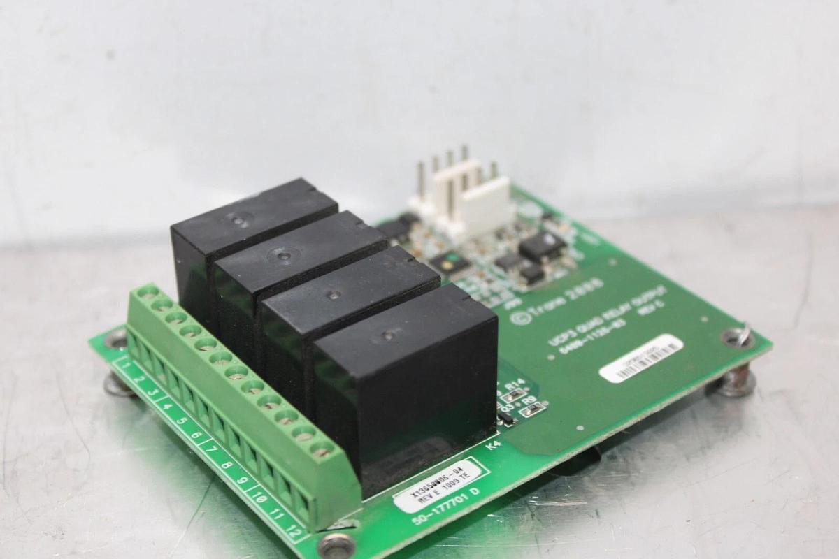 Used TRANE UCP3 QUAD RELAY OUTPUT 6400-1126-03 REV. C X13650806-04 REV. E *WARRANTY*