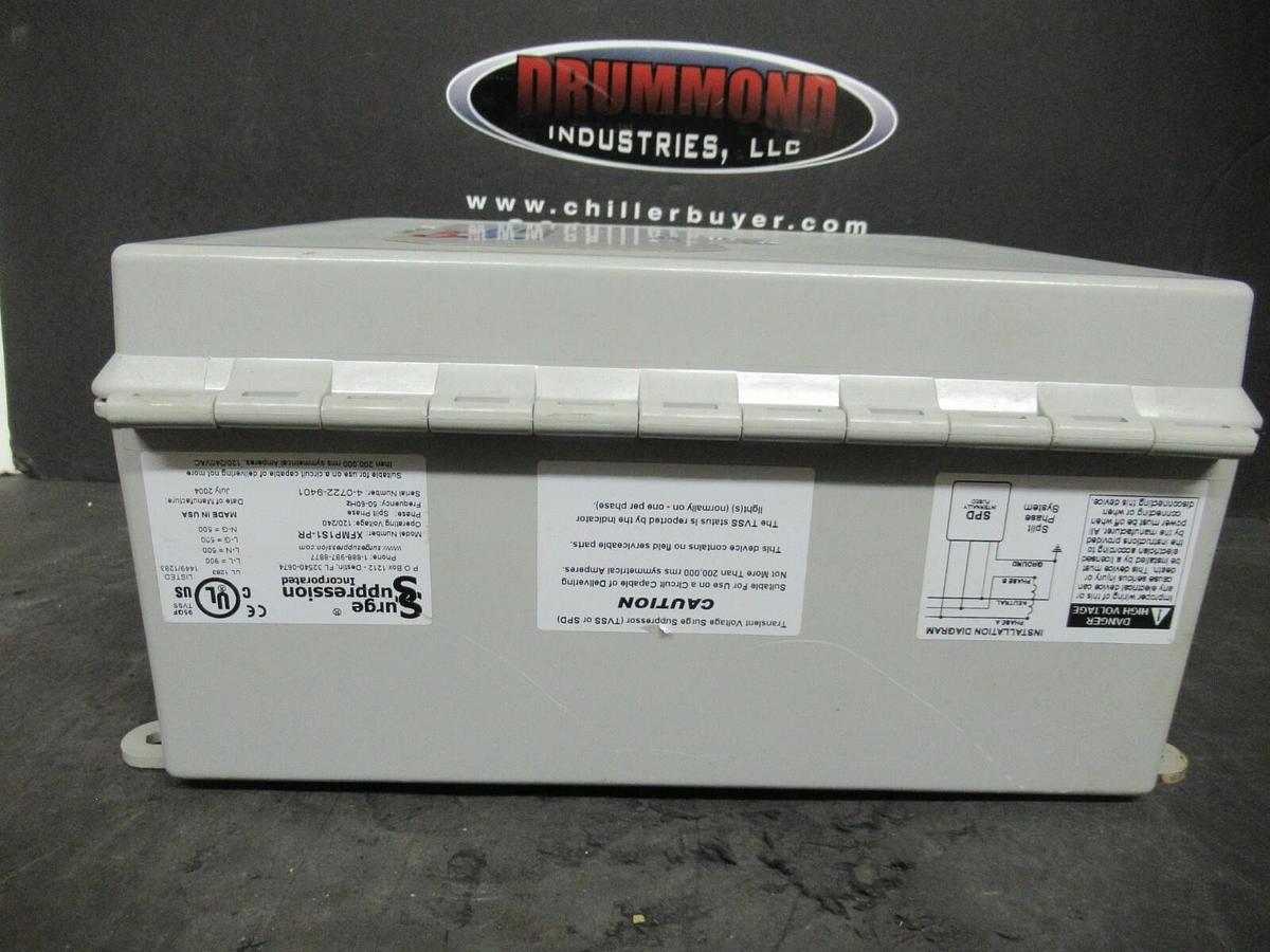 Used SURGE SUPRESSION INC. MP1S1-PR 120 /240 VAC SUPRESSOR SINGLE SPLIT PHASE 4X ENCL