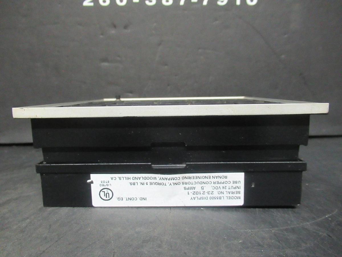 Used RONAN ENGINEERING DISPLAY LB5500 ANNUNCIATOR FAULT LOCATOR 24 VDC 0.5 AMP