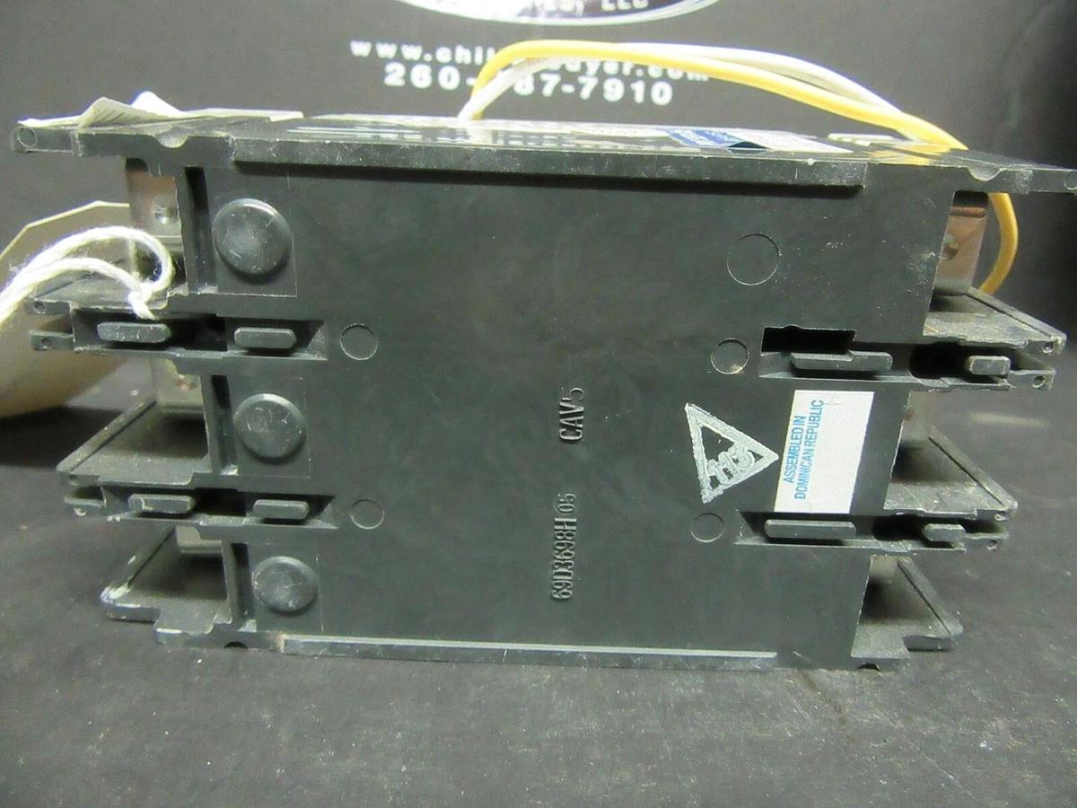 Used 15 AMP ALLEN BRADLEY BREAKER 140U-H6C3-C15 3 POLE 480 VAC W/ SHUNT TRIP AND AUX.