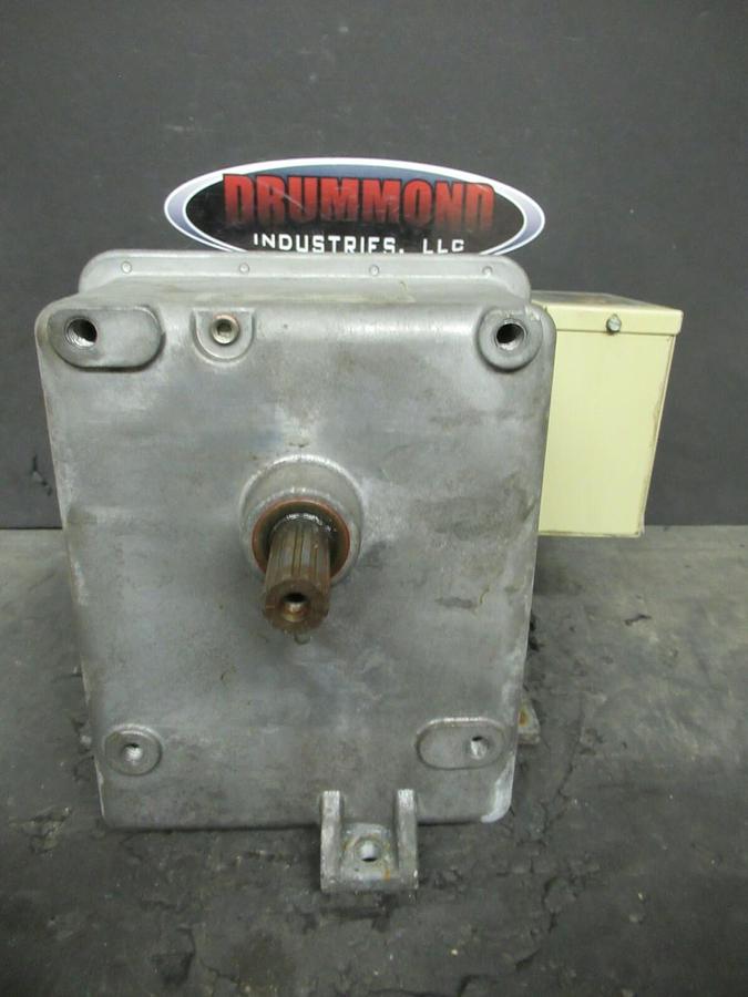 Used SCHNEIDER HIGH TORQUE ACTUATOR MOTOR MP-9810 120 VAC 110 WATTS W/ DRIVE CP-8391