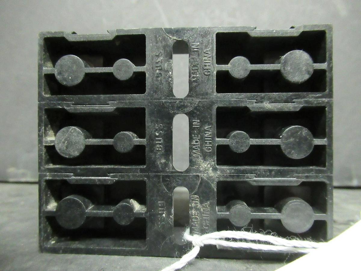 Used BUSSMANN FUSE HOLDER BCA6033PQ FOR 30 AMP 600V FUSES **WARRANTY**