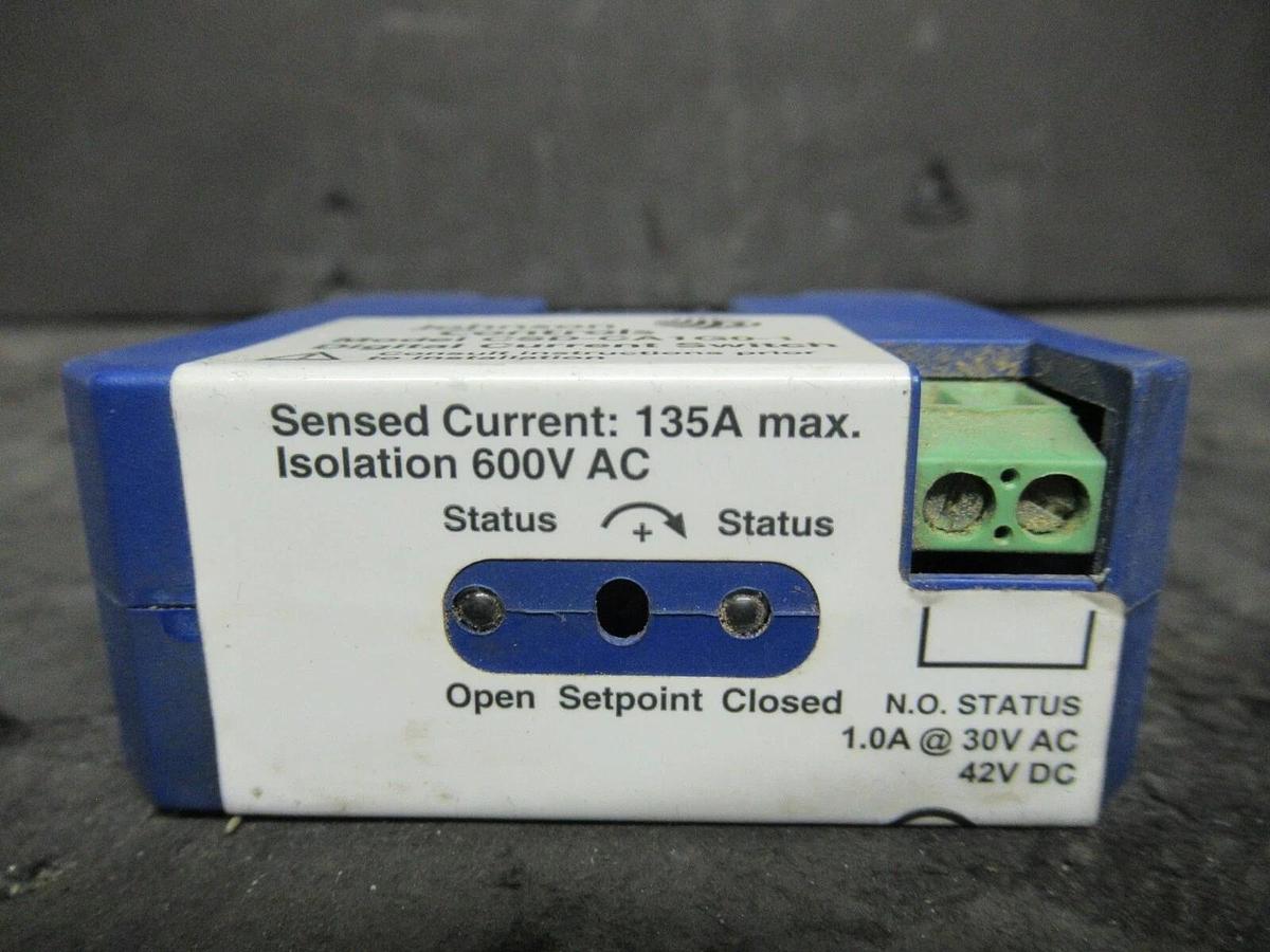 Used JOHNSON CONTROLS DIGITAL CURRENT SWITCH CSD-CA1G0-1 135 AMP