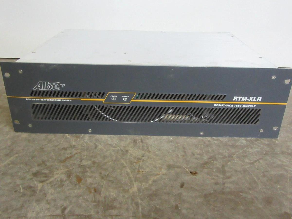 Used ALBERCORP RTM-XLR RESISTANCE TEST MODULE 1002-262 x6 DCM x11 LOAD CONNECTIONS