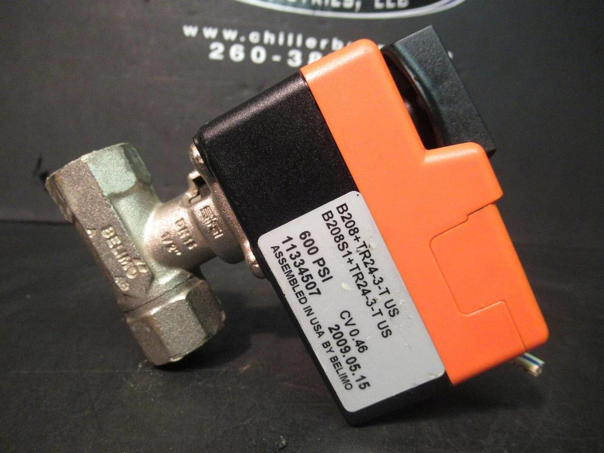 Used BELIMO FLOATING NON-SPRING RETURN ACTUATOR TR24-3-T 24 VAC 1 WATT 600 PSI