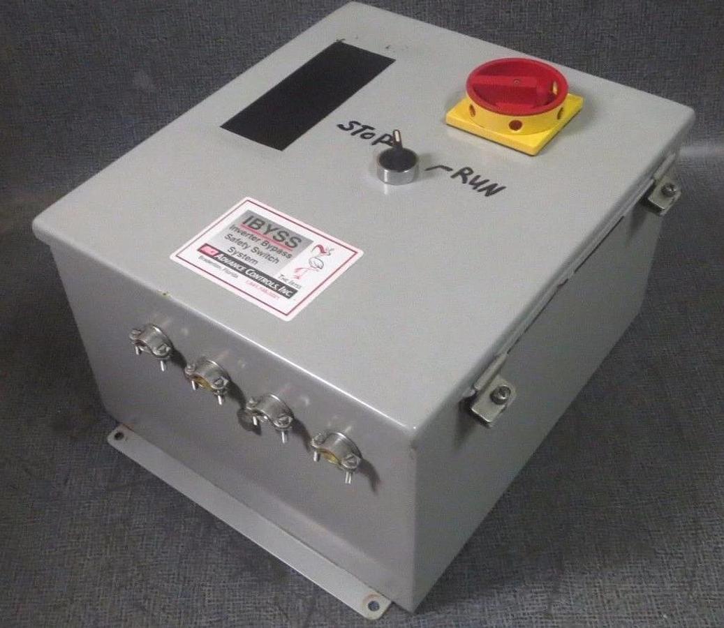 Used ADVANCED CONTROLS IBYSS VARIABLE FREQUENCY BYPASS 20 HP 480V # AC03284080-480T12
