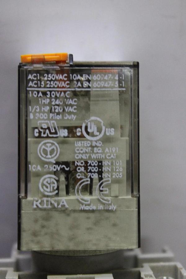 Used LOT OF 3 ALLEN-BRADLEY RELAY 700-HA33A1-3 120 VAC 10 AMP **WARRANTY**