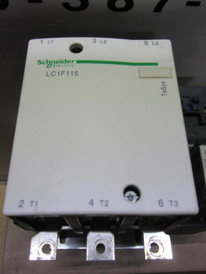 Used SCHNEIDER CONTACTOR LC1F115 175 AMP 600 VAC 3-PHASE 100 HP **WARRANTY**