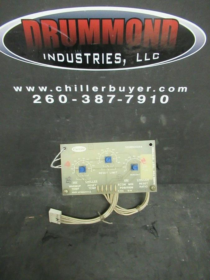 Used CARRIER TEMPERATURE RESET CIRCUIT BOARD 32GB500254 / HT203777-2