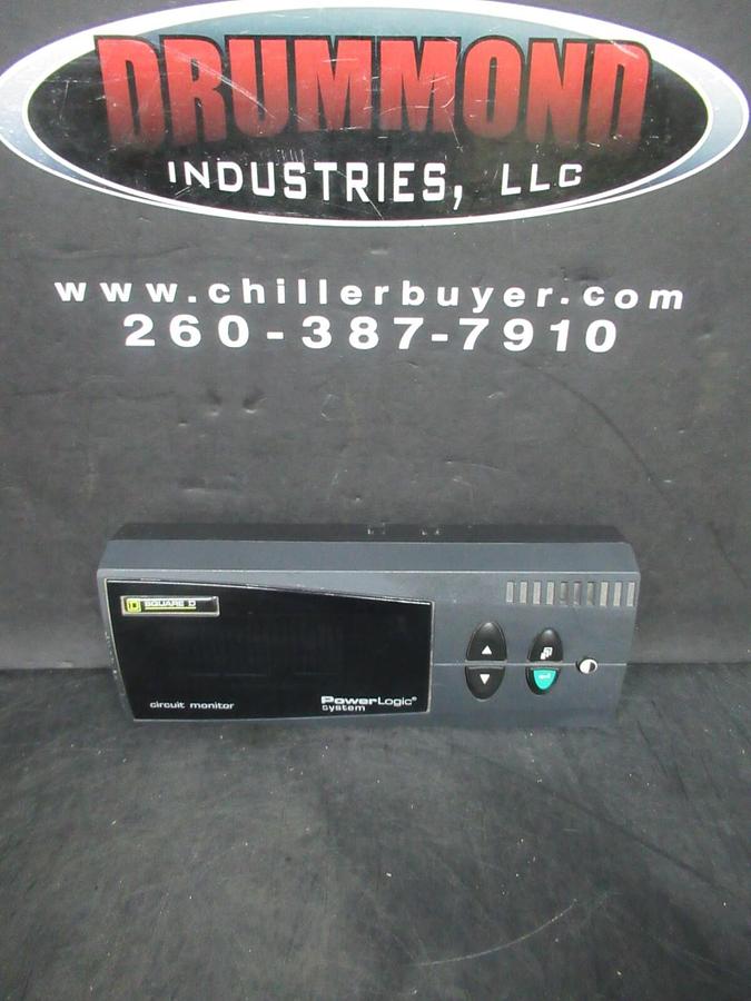 Used SQUARE D POWER LOGIC CIRCUIT MONITOR CMDVF SER. D3 12 VDC 5.5 FW **WARRANTY**