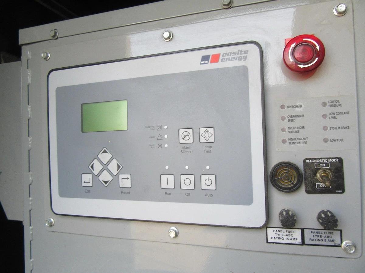 Used 50 KW DIESEL GENERATOR MTU 120/240 V JOHN DEERE SOUND ENCLOSED 338 HRS VIDEO