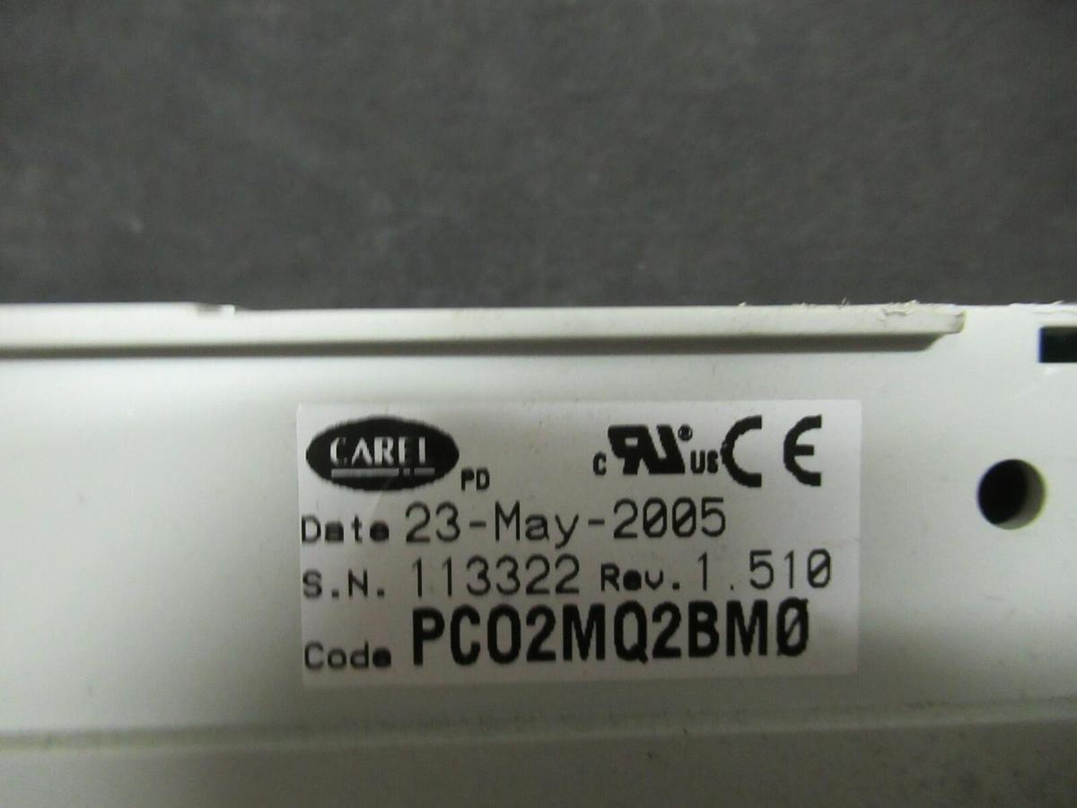 Used MCQUAY CAREL 2005 MICROTECH II VER. AGSD30101D MODEL: PCO2MQ3BM0 REV. 1.510