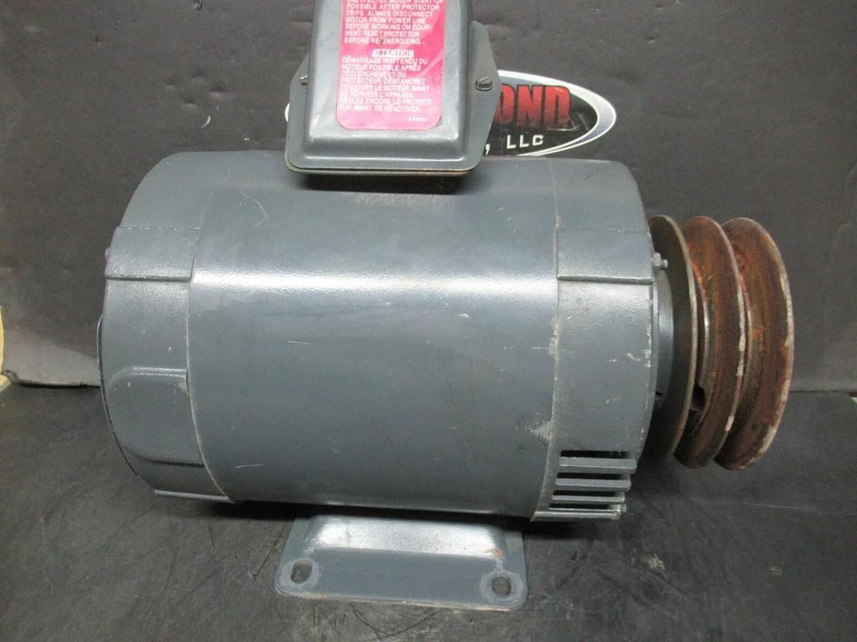 Used MARATHON TDR AC MOTOR 3HP 208-230/460 VOLT 9.4A 60 HZ 1750 RPM 182T FRAME