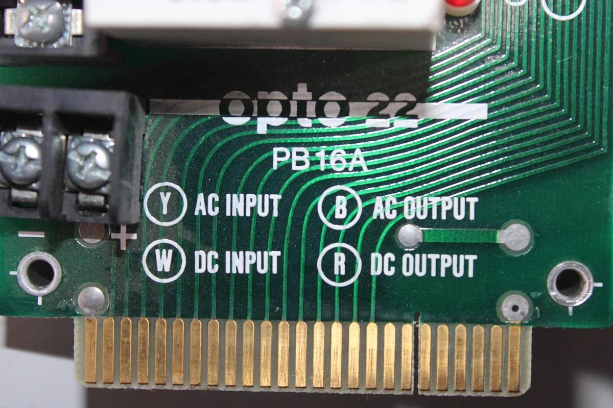 Used OPTO 22 RELAY CIRCUIT BOARD PB16A **WARRANTY INCLUDED**