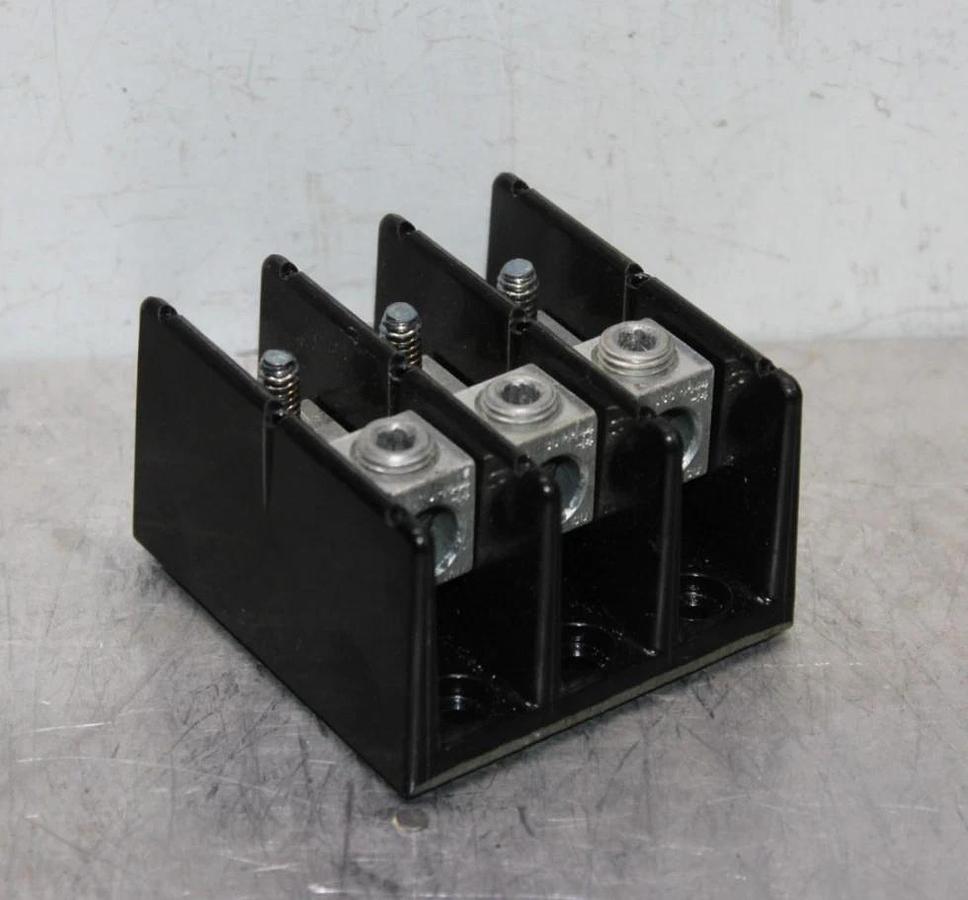 Used BUSS WIRE LUG 16280-3 175 AMP 600 VOLT 3-POLE COPPER & ALUMINIUM