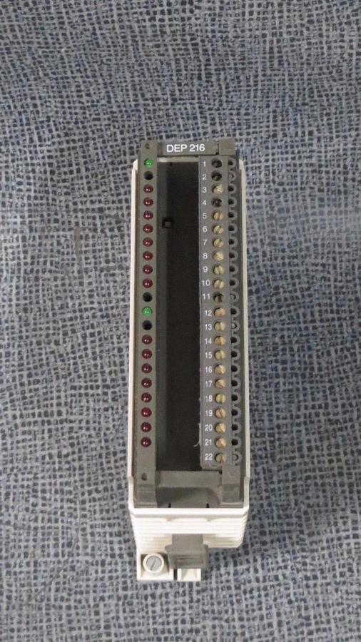 Used AEG MODICON DEP 216 DISCRETE INPUT MODULE MODEL: AS-BDEP-216 **WARRANTY**
