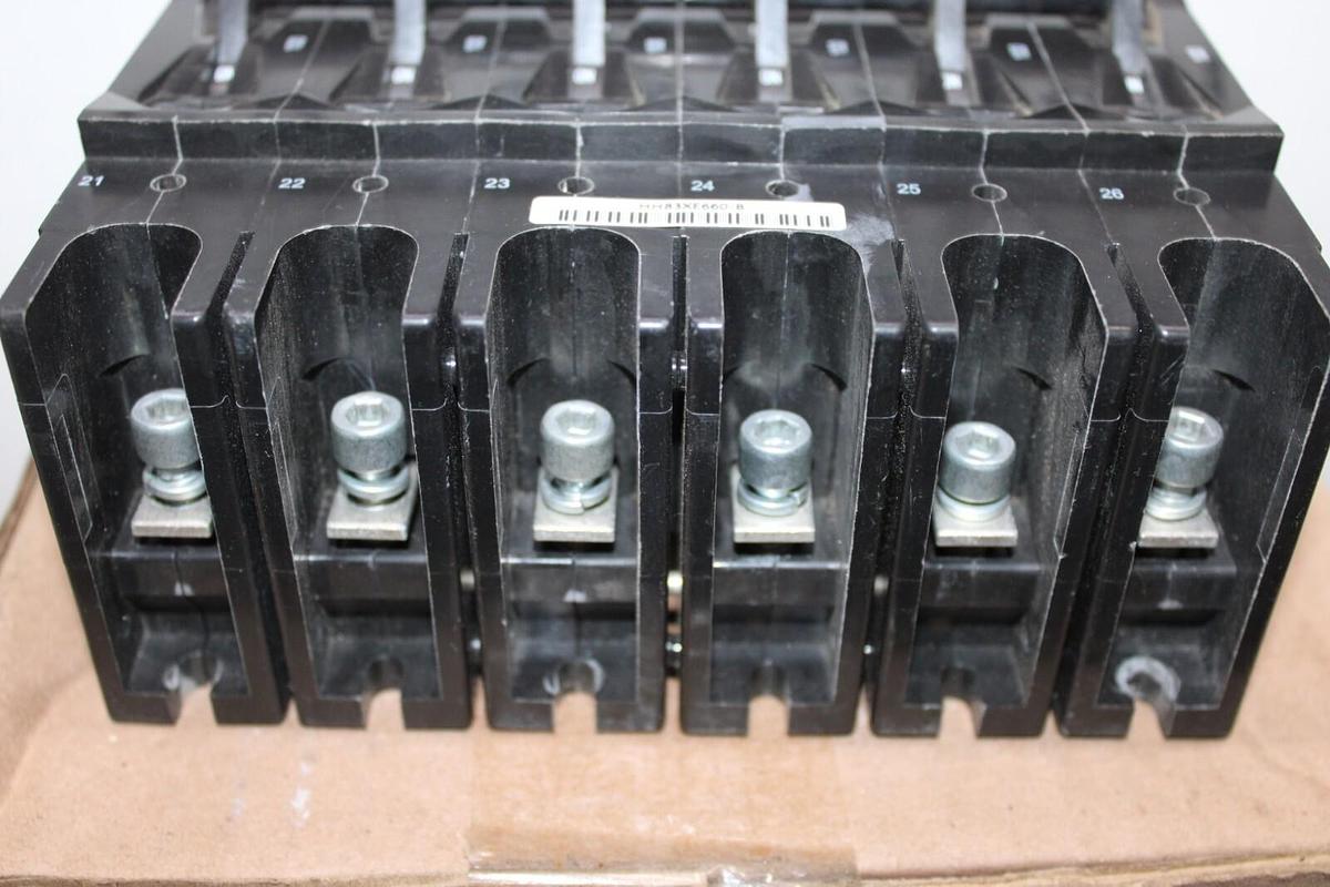Used AIRPAX BREAKER 209-6-2601-660 6-POLE 240 VAC 115 AMP HH83XE660-B
