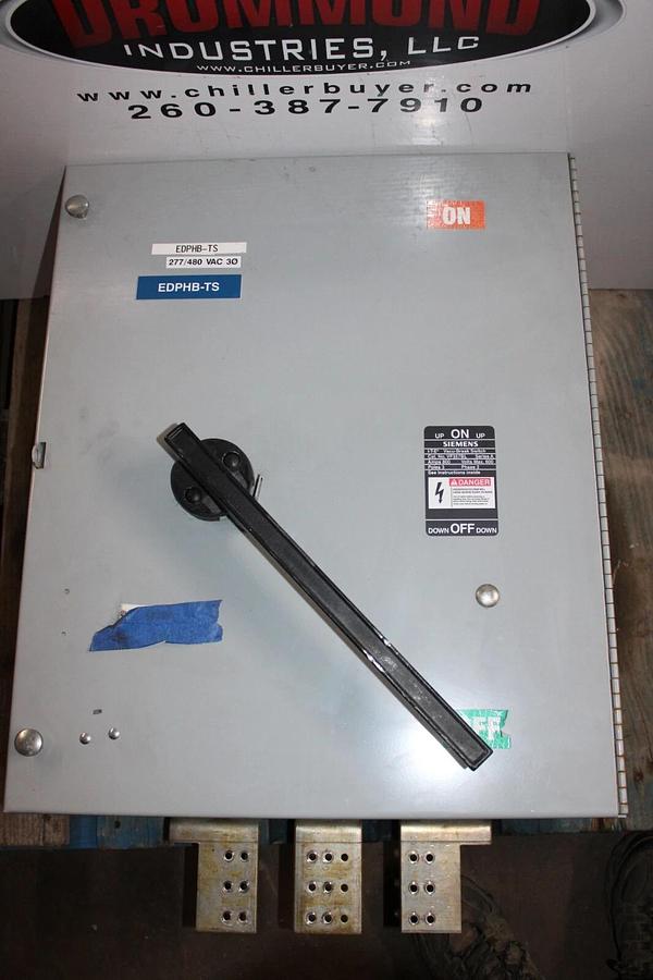 Used SIEMENS VACU-BREAK PANELBOARD DISCONNECT SWITCH VF357BL 800 AMP 600 VAC 3-PHASE