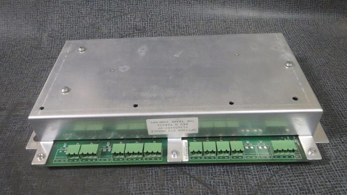 Used TRANE OPTIONS CTV MODULE  MODEL/REVISION: X13650452-07 REV H **WARRANTY**
