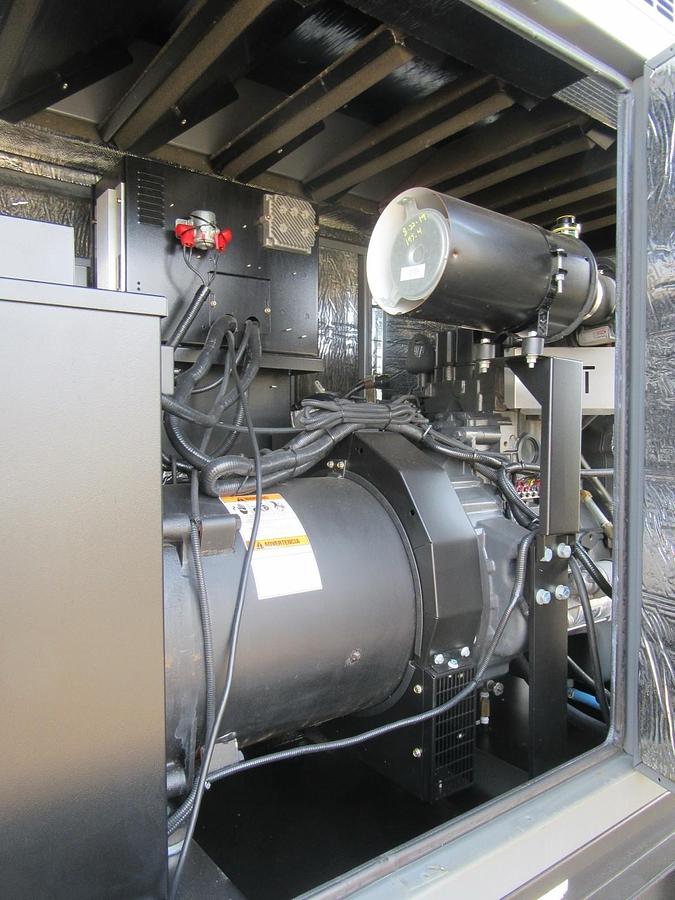 Used 48 KW DIESEL GENERATOR GENERAC 120/240 V FPT 346 HRS SOUND ENCLOSED VIDEO 50 KW