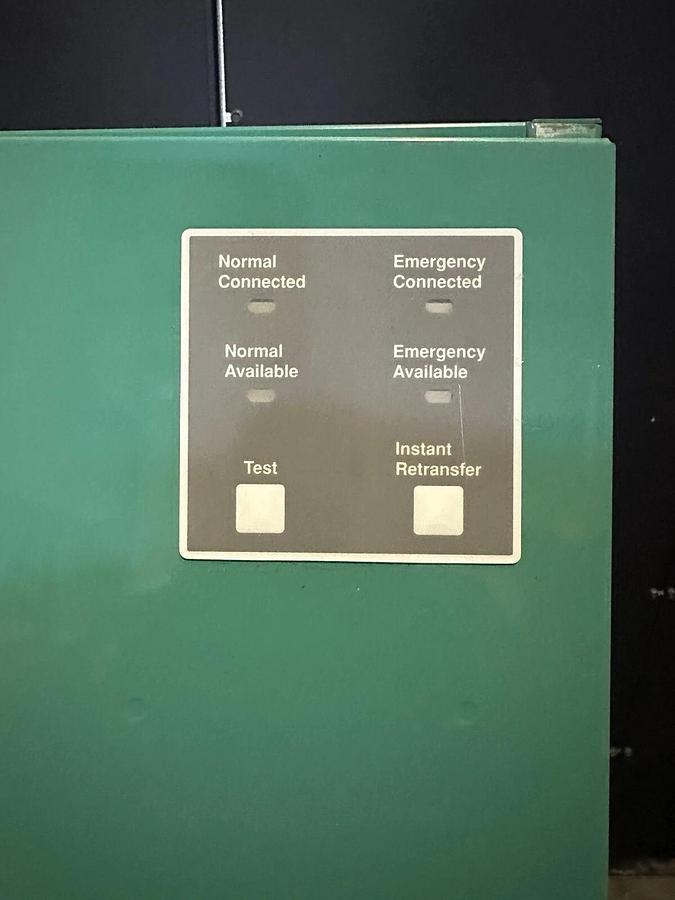 Used 100 AMP ONAN ATS AUTOMATIC TRANSFER SWITCH 240 V 1 PH 3 POLE LTB-4488634