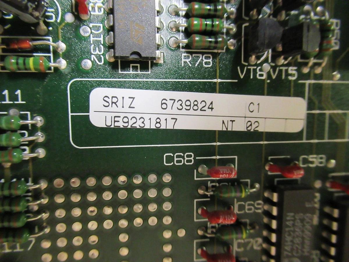 Used MERLIN GERIN CRIZ 6739823XD-1C1 6739824 PLC PC BOARD MG MGE EPG **WARRANTY**