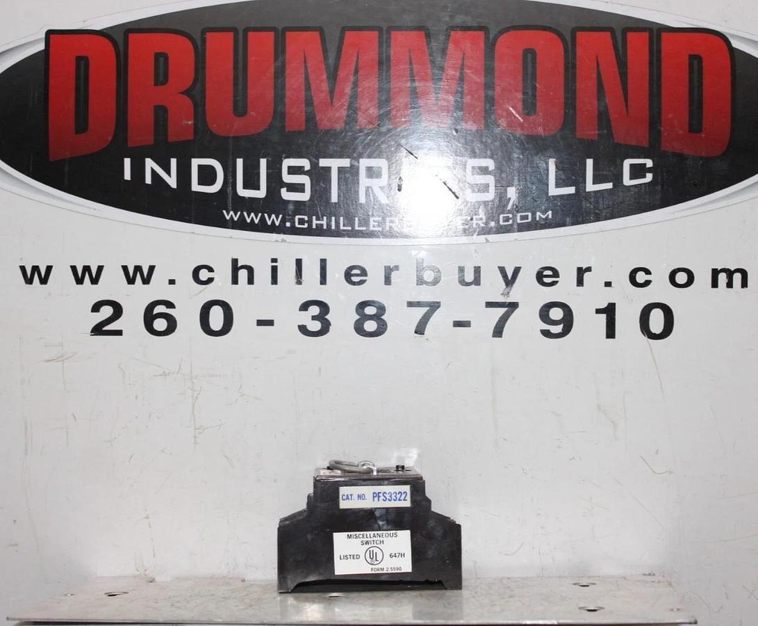 Used CUTLER HAMMER PULL OUT SWITCH FUSE HOLDER PFS3322 2-POLE 240 VOLT 7.5 HP