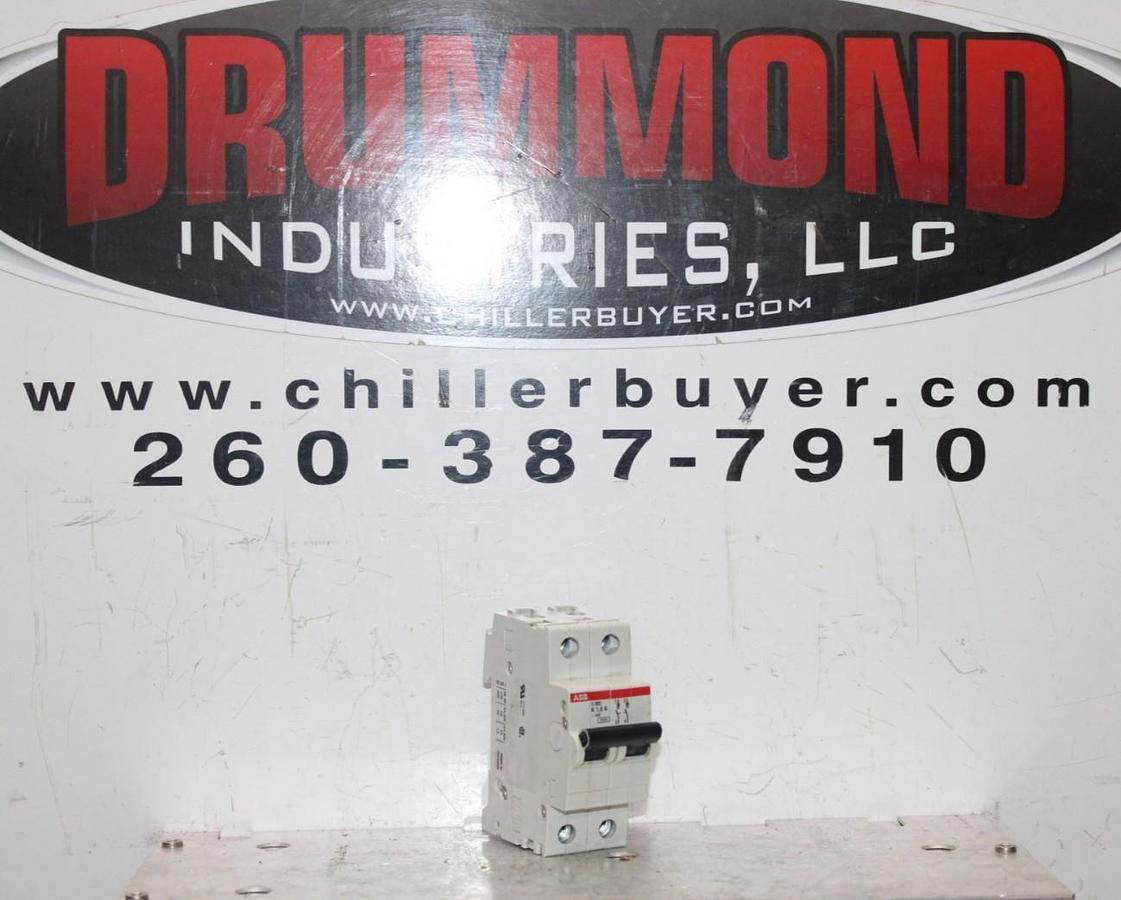Used ABB CIRCUIT BREAKER S202-K1,6A 400 VAC 2-POLE **WARRANTY INCLUDED**