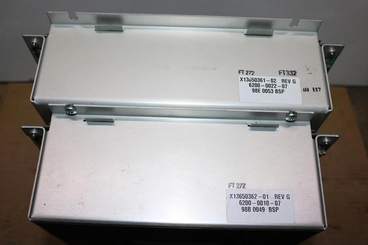 Used TRANE ADAPTIVE CHILLER CONTROL MODULE X13650362-01 REV. G W/ X13650361-02 REV. G