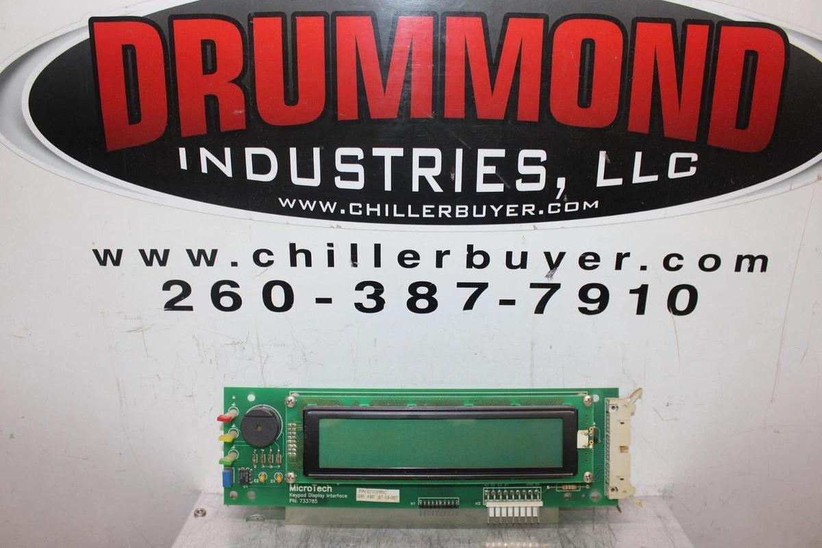 Used MCQUAY MICROTECH DISPAY CIRCUIT BOARD 0733785C **WARRANTY INCLUDED**