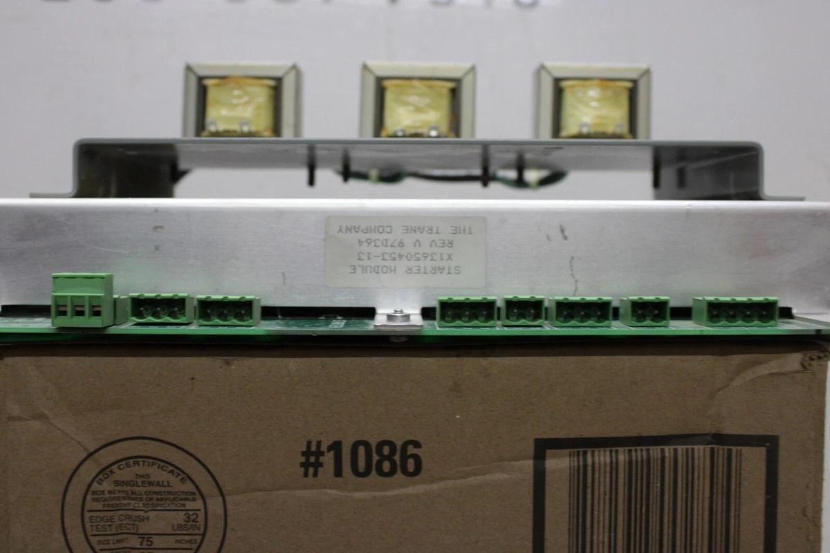 Used TRANE CHILLER STARTER MODULE X13650453-13 REV. V **WARRANTY INCLUDED**