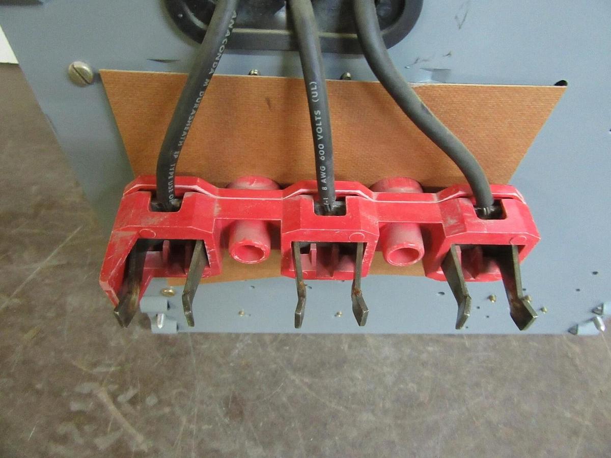 Used SQUARE D TWIN MCC FUSIBLE STARTER BUCKET 12" MODEL: 4 SIZE 1 W/ 8536-SDO1