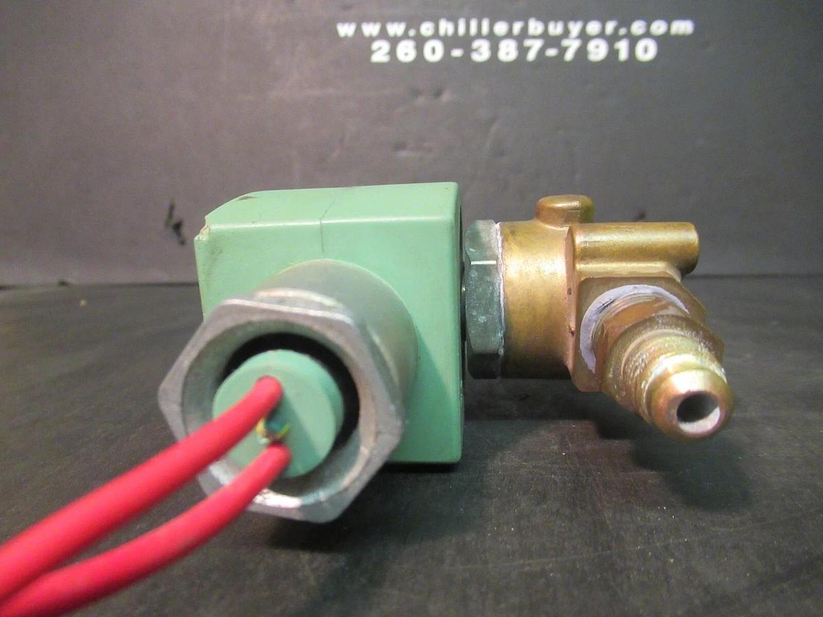 Used ASCO RED HAT SOLENOID VALVE 8262H013T 323581-T WATER: 41 PSI OIL: 30 PSI