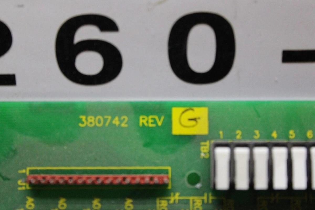Used ABB RELAY CIRCUIT BOARD 380742 REV. G 380771 380743 380745 **WARRANTY**