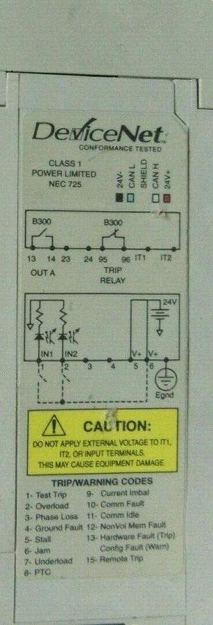 Used ALLEN BRADLEY SOLID STATE RELAY OVERLOAD 592-EC1CC SER. B 5-25 AMP **WARRANTY!**