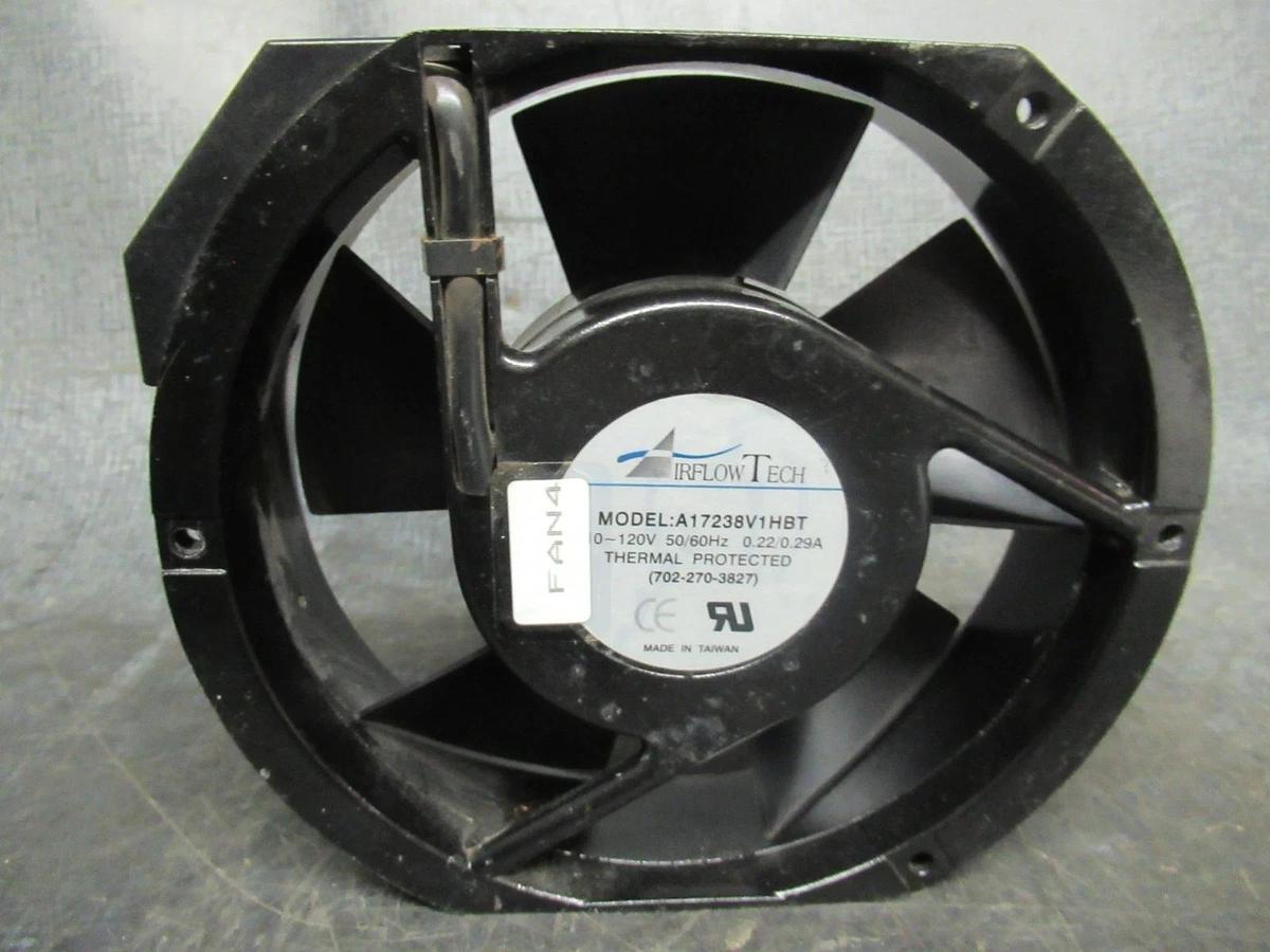 Used AIRFLOW TECH FAN MODEL:A17238V1HBT 120V .22/.29A **WARRANTY INCLUDED**