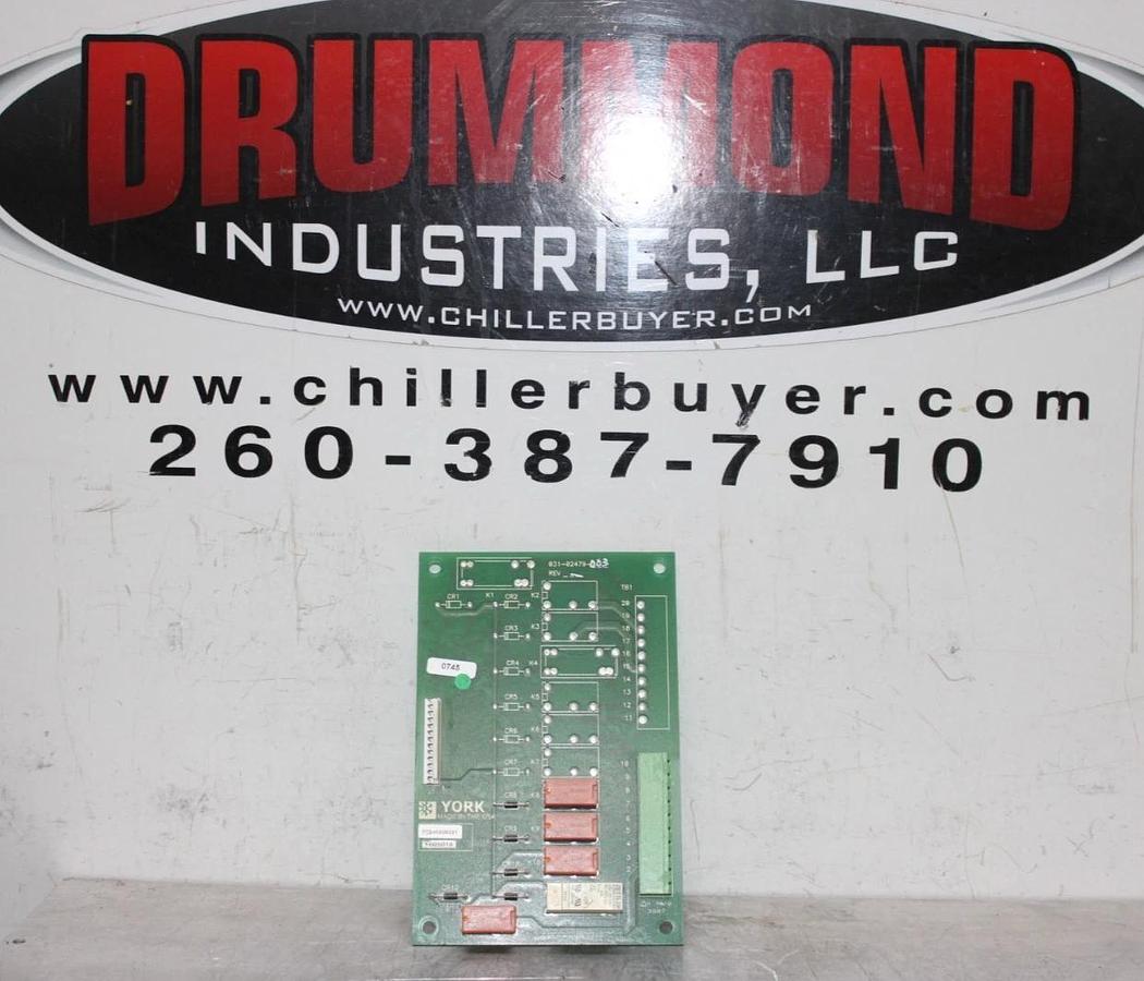 Used YORK CONTROL RELAY CIRCUIT BOARD 031-02479-003 Y005016 **WARRANTY INCLUDED**
