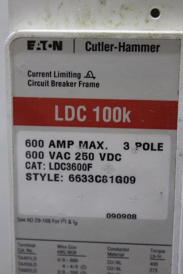 Used ABB SACE S1 CIRCUIT BREAKER S1N 90 AMP 277/480 VAC 3-POLE **WARRANTY**