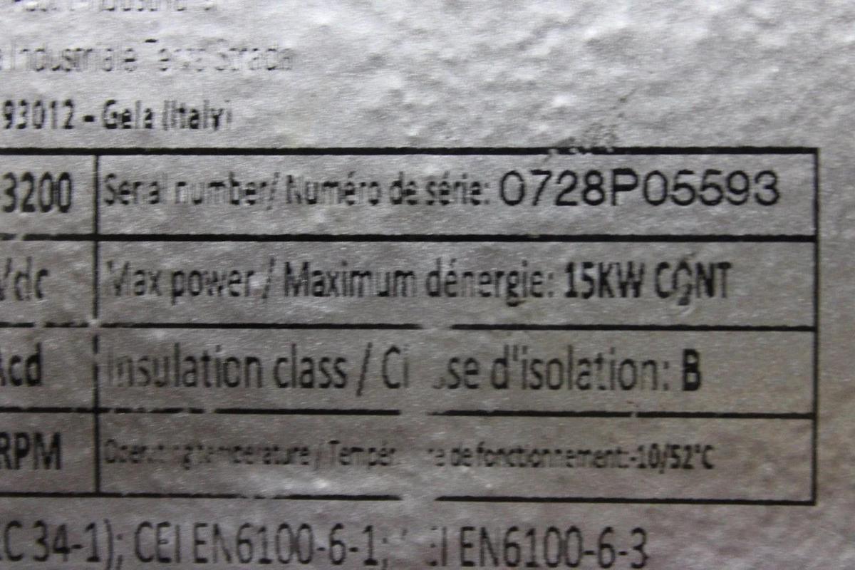 ASCOT DC GENERATOR END PMG-DC-295PF-15-51,5-3200 15 KW 48 VDC 270 AMP