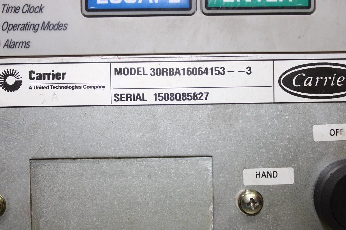 Used CARRIER CONTROL AND ALARM DISPLAY 30RBA16064153--3 CEPL130347-01 *WARRANTY*